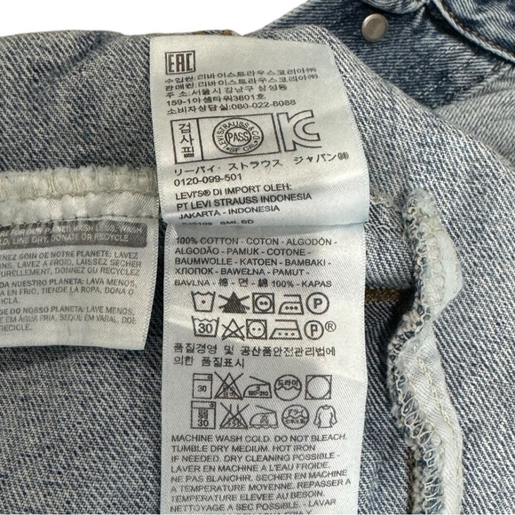 Levi's Trucker Jacket Medium Wash Denim Jean Jacket 100% Cotton | Men's Small - Picture 6 of 6